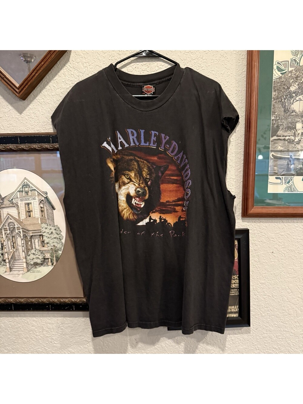 Vintage 90a RARE Harley Davidson Leader of the Pack Tank Top‎ Size Men’s 2XL